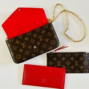 Louis Vuitton Monogram Felicie Pochette With Inserts